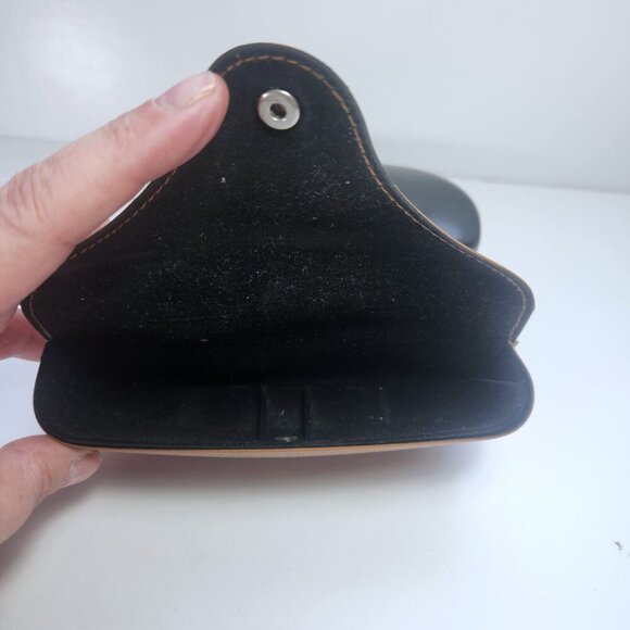 Ray Ban Eye Sun Glasses Case Lot of 2 Hard Clamshell and Soft Leather Case - Picture 4 of 6